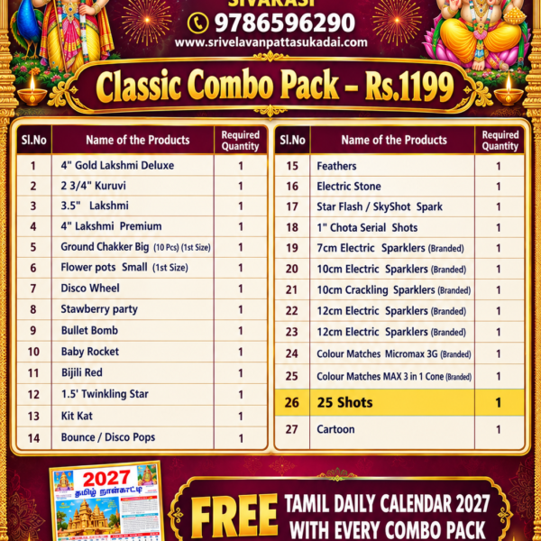 Classic Combo Pack (Rs.1199)
